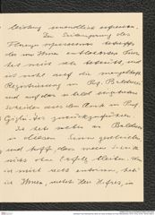Nachlass Franz Steindachner, Brief von Oscar de Beaux an Franz Steindachner (15.07.1912), Inv.Nr. 100.05, Seite 3